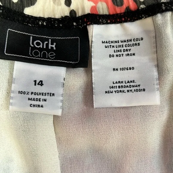 Vintage broomstick lined long skirt Y2K work office school preppy loose fit - Picture 6 of 12